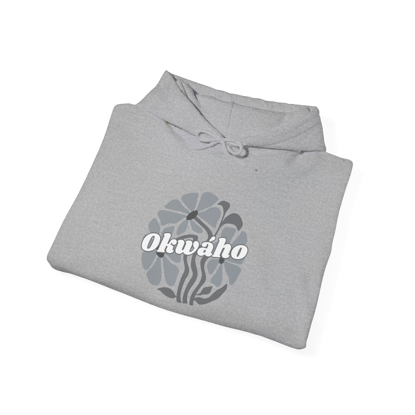 "Okwaho/Wolf" Unisex Heavy Blend™ Hooded Sweatshirt